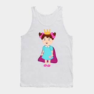 Bongo Beep Beep Cartoon Girl Lily Big Smile Princess Queen Tank Top